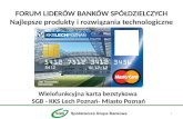 Wielofunkcyjna karta bezstykowa  SGB - KKS Lech Poznań- Miasto Poznań