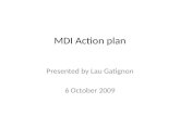 MDI Action plan