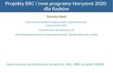 Projekty ERC i inne programy Horyzont 2020  dla fizyków
