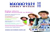 Informator Maturzysty. Szkoły Wyższe 2011-2012 edycja wiosenna