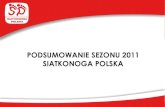 Podsumowanie sezonu 2011 - Siatkonoga Polska