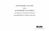 C&K SYSTEM System 2316E y System 2316EC