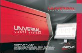 Katalog Universal Laser Systems