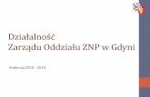 Działalność ZNP w Gdyni 2010 - 2014