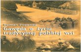 Roman Popenda-Gawęda o życiu tradycyjnej polskiej wsi