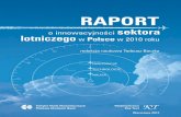 Raport o innowacyjności sektora lotniczego w Polsce w 2010 roku