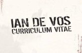 Ian De Vos CV