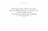 Program Rozwoju Przedsiębiorczości w Suwałkach