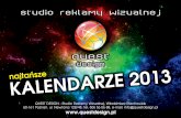 Kalendarze 2013 - Oferta QUEST DESIGN