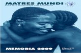Memoria Matres Mundi 2009