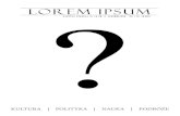 Lorem Ipsum [01] 10/2011