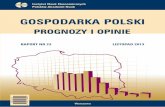 Gospodarka Polski - Prognozy i Opinie. Listopad 2013