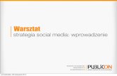 strategia social media (warsztaty Social Media Day)
