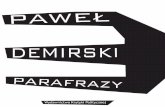 Paweł Demirski – Parafrazy