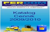FERDOM Katalog, Cennik 2009/2010.