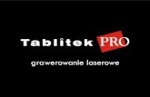 Grawerowanie Laserowe - Portfolio Tablitek Pro
