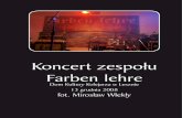 Koncert zespołu Farben lehre w Lesznie