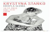 Krystyna Stańko - Kropla Słowa koncert