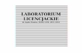 laboratorium licencjackie