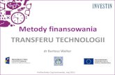 Metody finansowania transferu technologii
