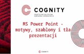 Cognity Kurs PowerPoint - motywy, szablony i tła prezentacji