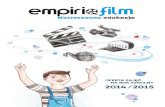 Katalog Empiriafilm - oferta zajęć na rok szkolny 2014 / 2015