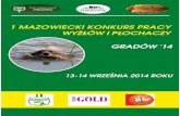 I Mazowiecki Konkurs Wyżłów i Płochaczy Gradów 2014 - katalog konkursu