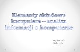 Elementy składowe komputera â analiza informacji o komputerze (1)