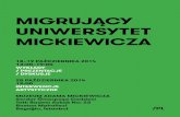 Migrujący Uniwersytet Mickiewicza (katalog PL)