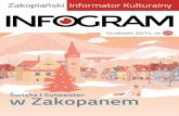 INFOGRAM Zakopane Informator - Infogram 89 - Grudzień 2014