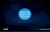 Iluminacja świąteczna Warszawy 2014-2015