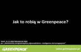 Jak to robią w Greenpeace - Katarzyna Guzek