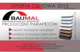 Cennik parapety Baumal 2015.1