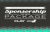 CLAY 2015 Sponsorship Package