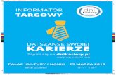 Informator targowy Warszawa wiosna 2015