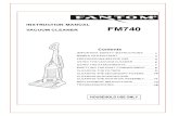 Fantom FM740 Vacuum