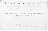Alberti 10 Concerti Op1 Violino