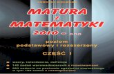 Matura z Matematyki Cz. 1 Adnrzej Kielbasa