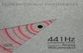 Choral Concert- Chamber Choir 441 Hz - MAMIYA, Michio : MEALOR, P. : EDGERTON, M.E. : BUSTO, J. : KOSZEWSKI, A. (Modern Choral Masterpieces)