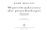 G. Mietzel - Wprowadzenie Do Psychologii