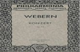 Anton Webern Concerto Op. 24 (1934)