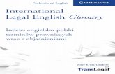 International Legal English Glossary eng-pl