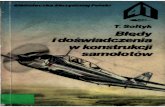 Tadeusz Sołtyk - Błędy i Doświadczenia w Konstrukcji Samolotów, WKiŁ 1986
