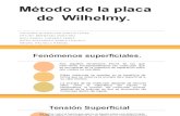 Método de La Placa de Wilhelmy