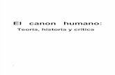 El canon humano Teoria e historia