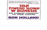 Ron Holland - Siła Żywego Słowa w Biznesie [Całość][Bdb Jakość]