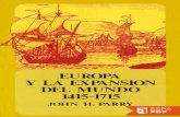 Europa y La Expansion Del Mundo - John H. Parry