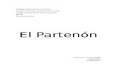 El Partenon. Historia del Arte.
