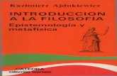 Ajdukiewicz Kazimierz - Introduccion A La Filosofia - Epistemologia Y Metafisica.pdf