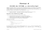 Tema 4 - DOM de HTML y JavaScript